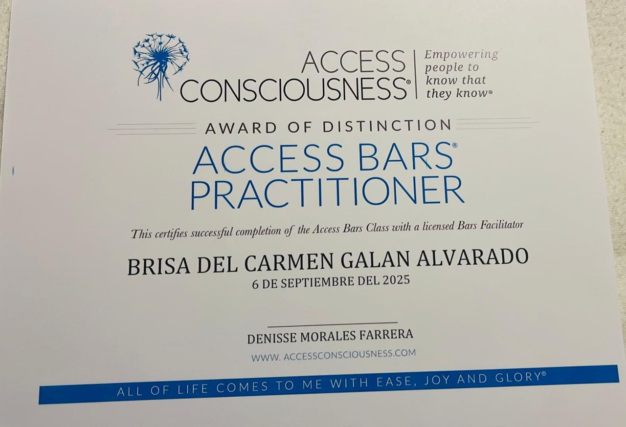 certificado barras de access